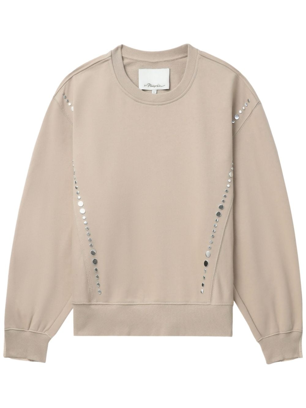 3.1 Phillip Lim stud detailing sweatshirt - Neutrals von 3.1 Phillip Lim