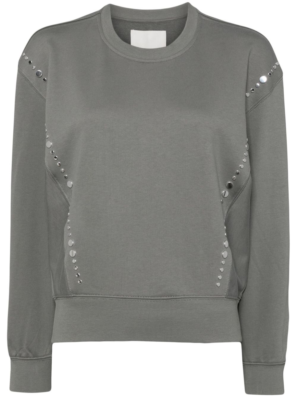 3.1 Phillip Lim studded cotton sweatshirt - Grey von 3.1 Phillip Lim