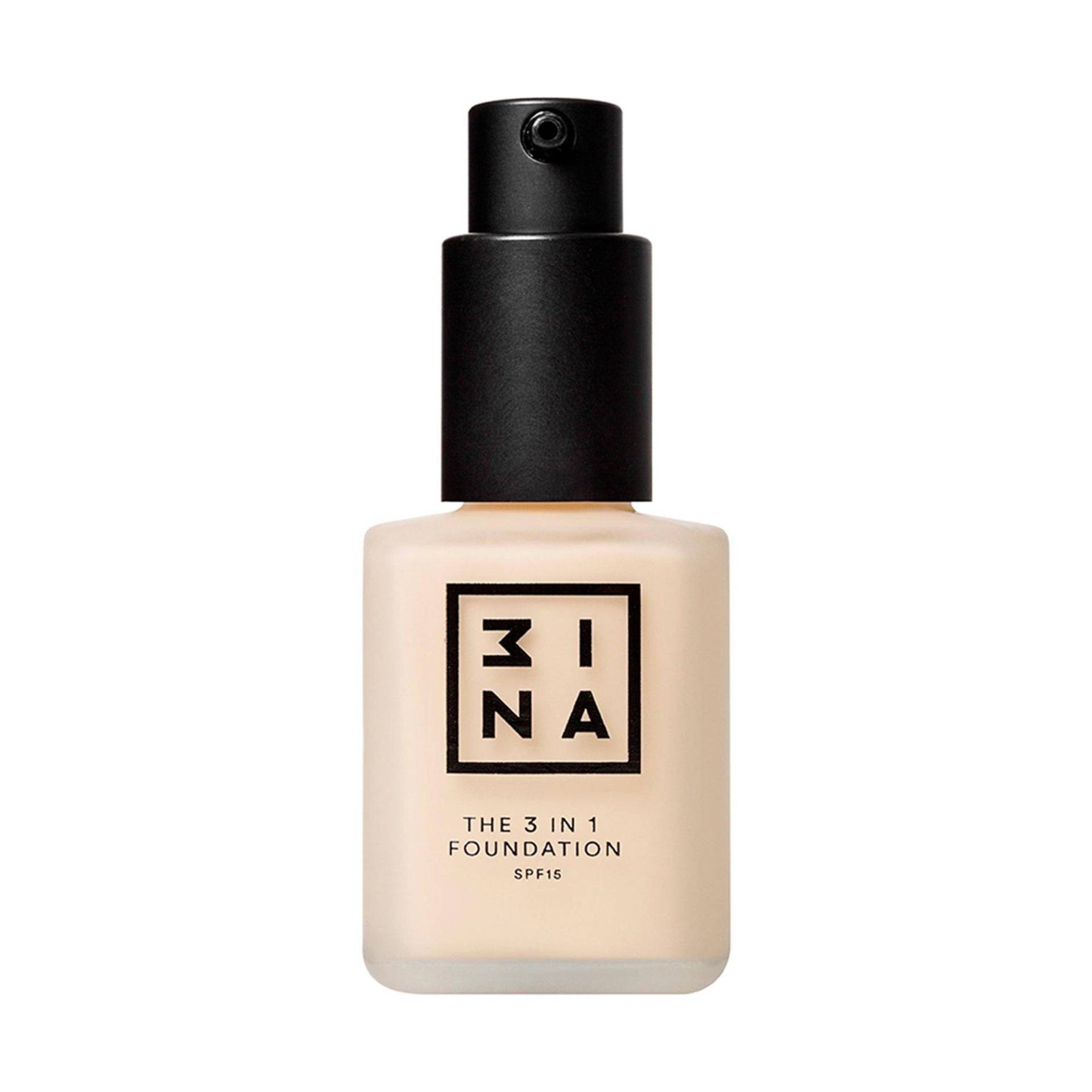 The 3 In 1 Foundation Damen  Ultra Light Beige 30ml von 3INA