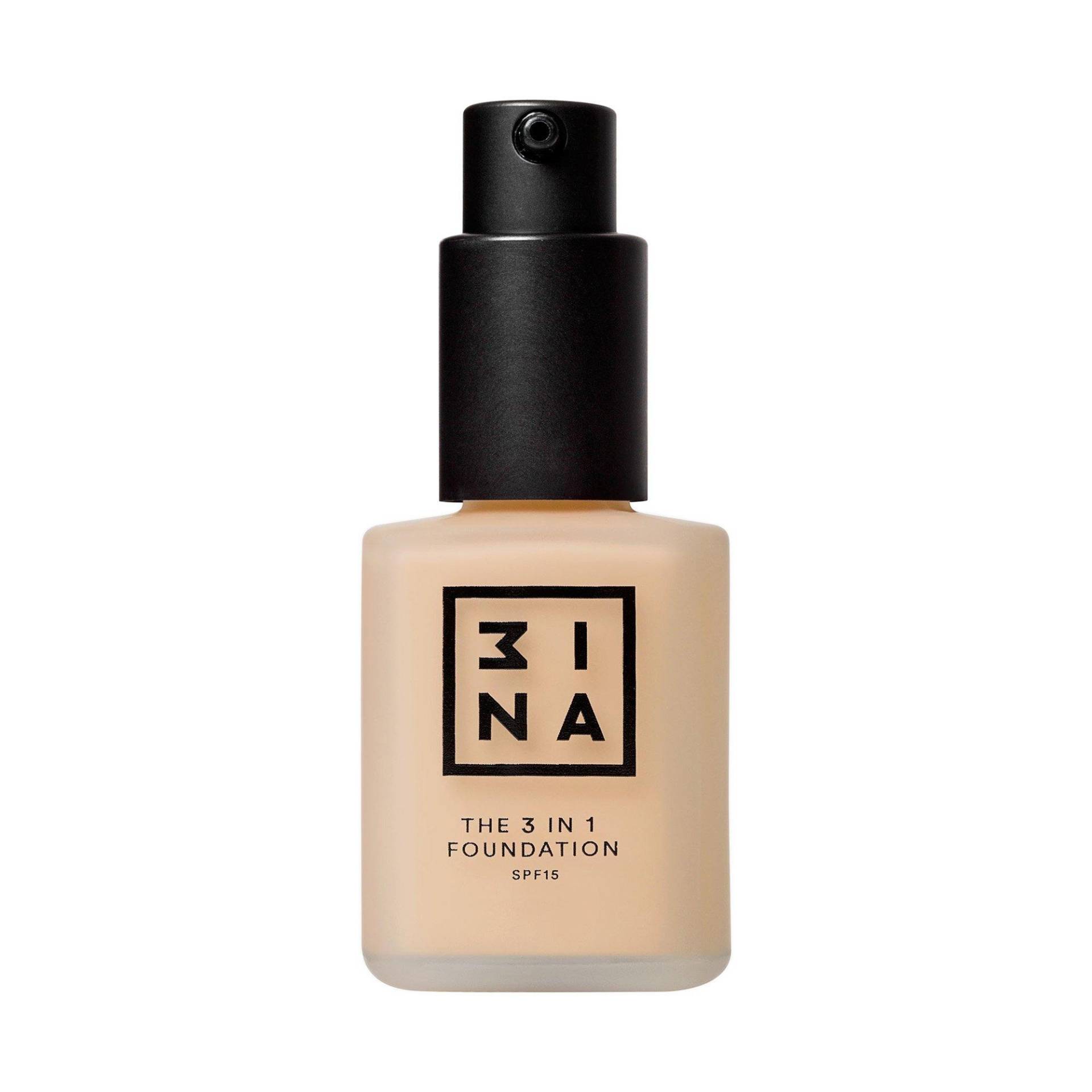 The 3 In 1 Foundation Damen  Nude Beige 30ml von 3INA