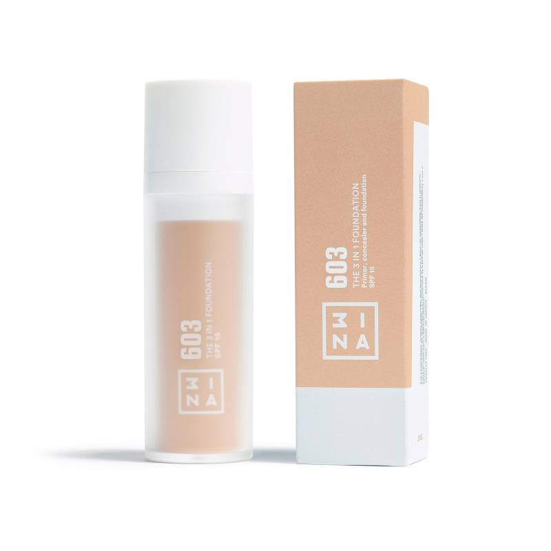 3INA - The 3 in 1 Foundation, 30 ml,  Ultra light neutral von 3INA