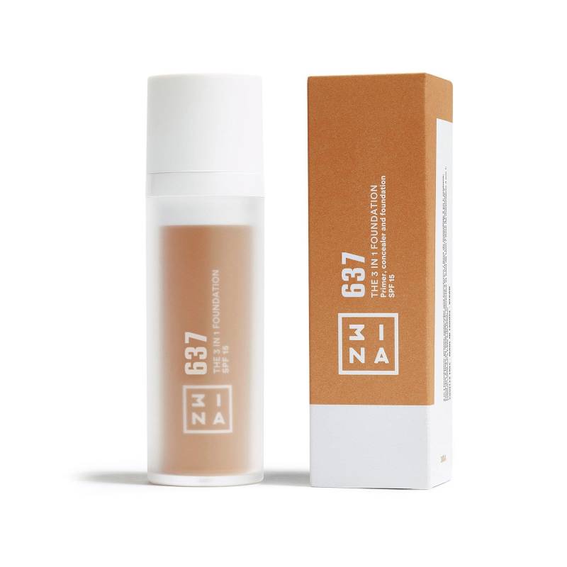 3INA - The 3 in 1 Foundation, 30 ml,  Sun beige von 3INA