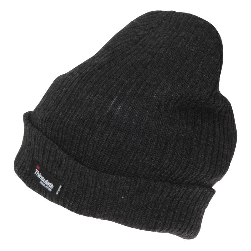 Thinsulate Beanie Mütze Damen Charcoal Black ONE SIZE von 3M