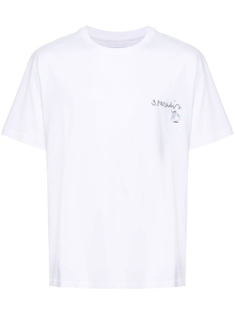 3PARADIS x Edgar Plans cotton T-shirt - White von 3PARADIS