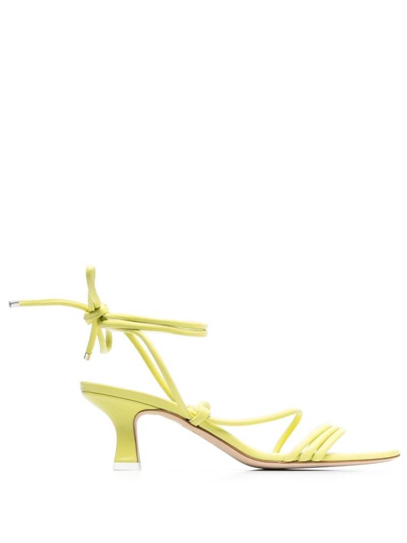 3juin 60mm ankle tie-fastening sandals - Green von 3juin