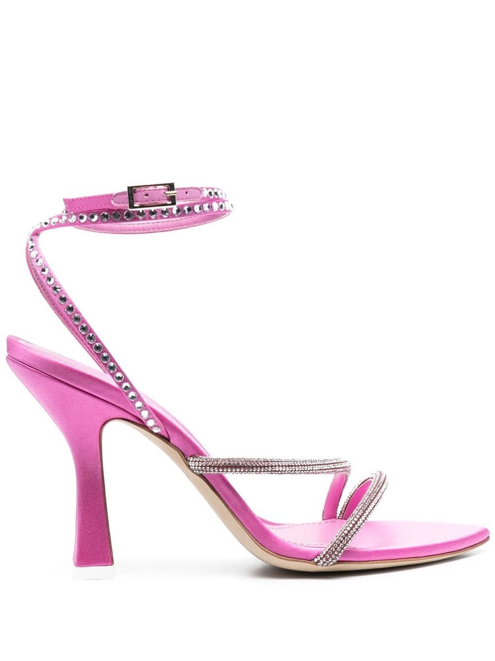 3juin 70mm crystal embellished sandals - Pink von 3juin