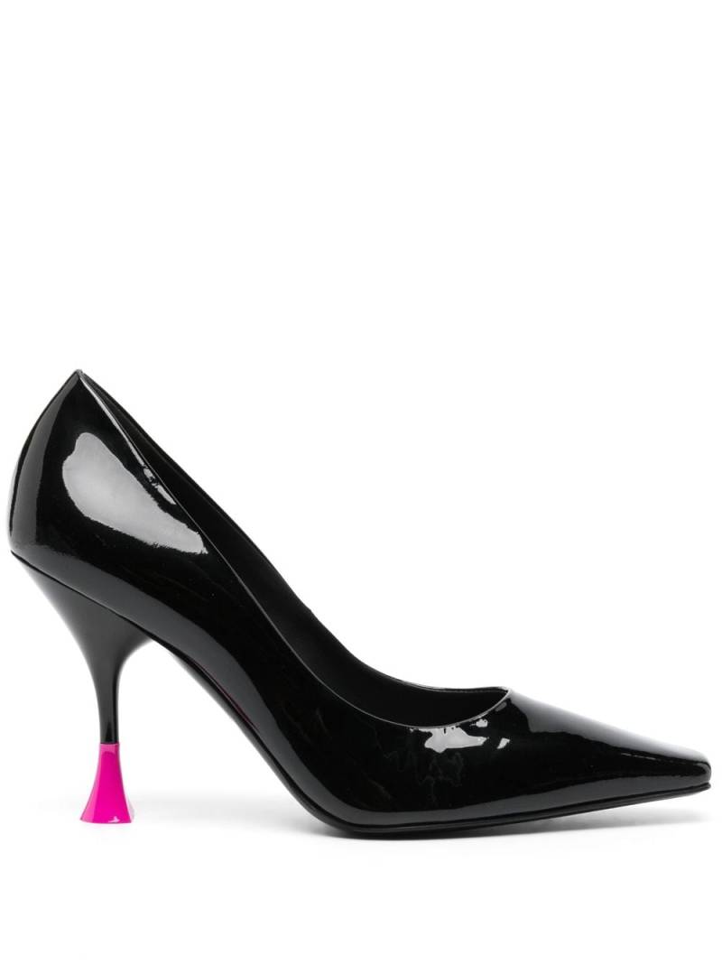 3juin Bahia 95mm patent leather pumps - Black von 3juin