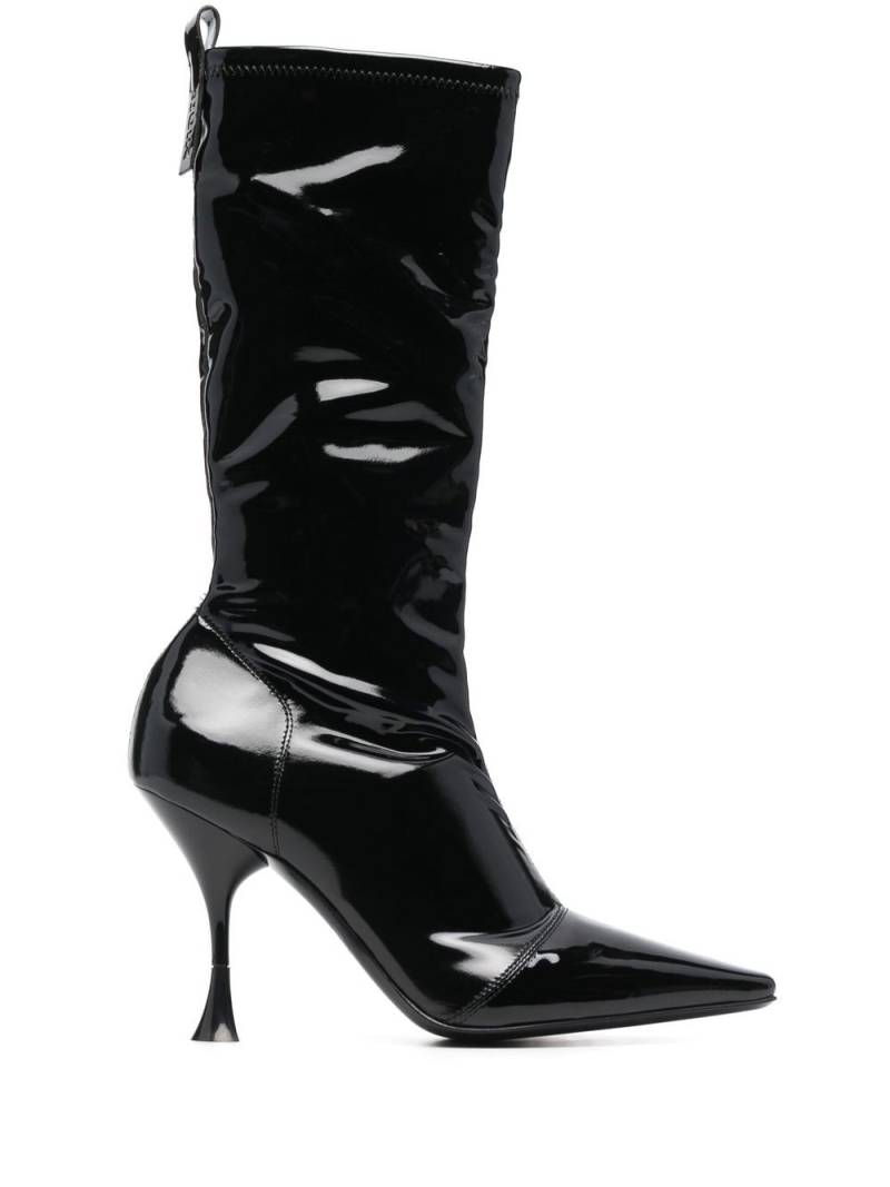 3juin Berry Cris leather boots - Black von 3juin