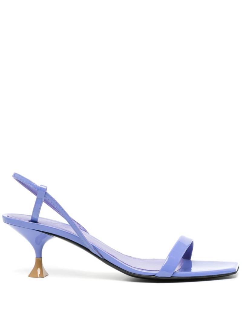 3juin Capri 50mm slingback patent-leather sandals - Purple von 3juin