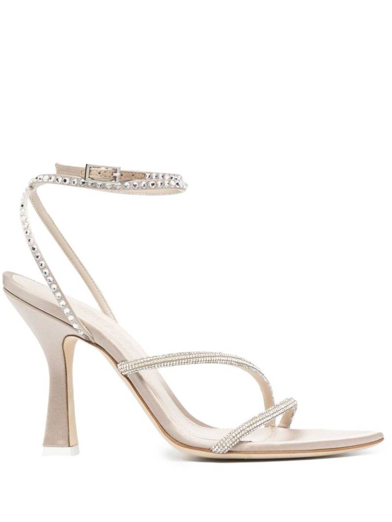 3juin Giglio crystal-embellished sandals - Neutrals von 3juin