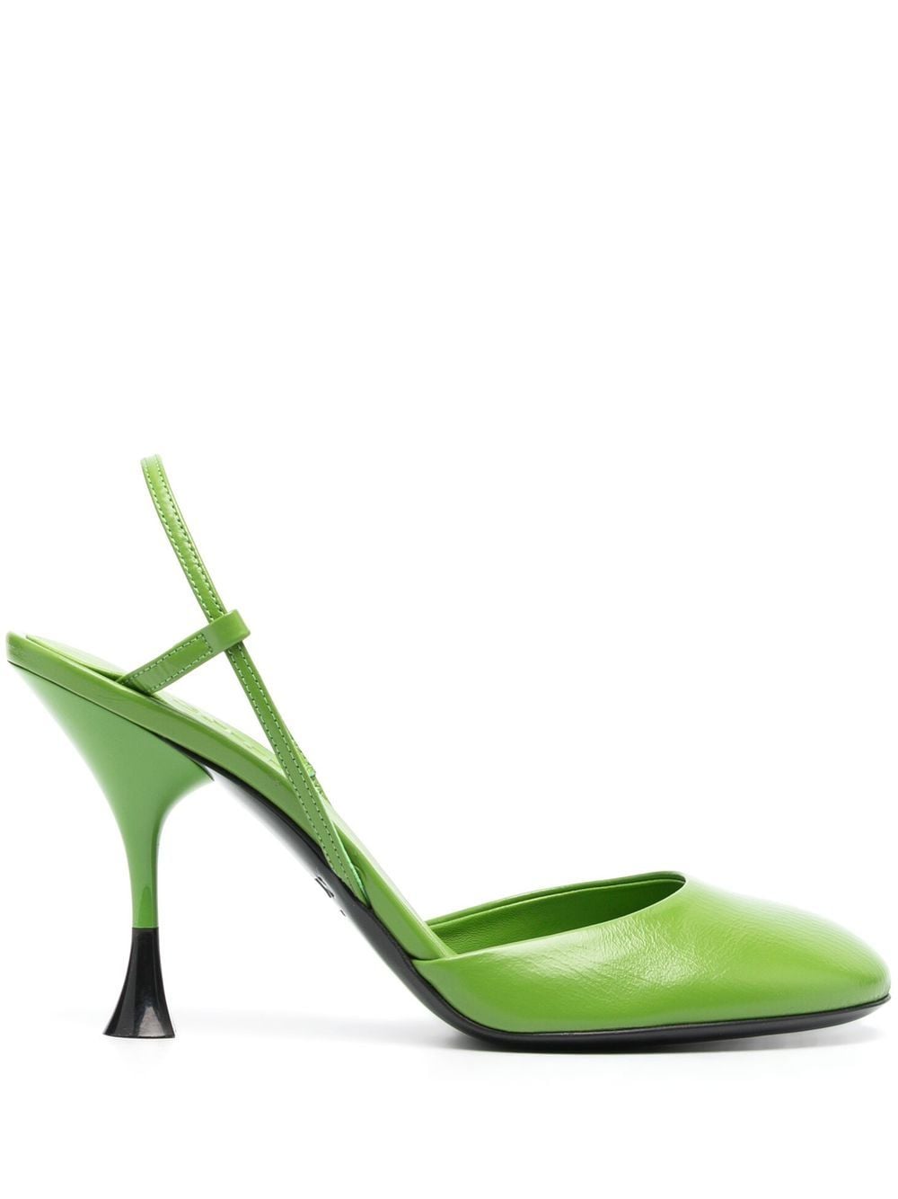 3juin Irina slingback leather pumps - Green von 3juin