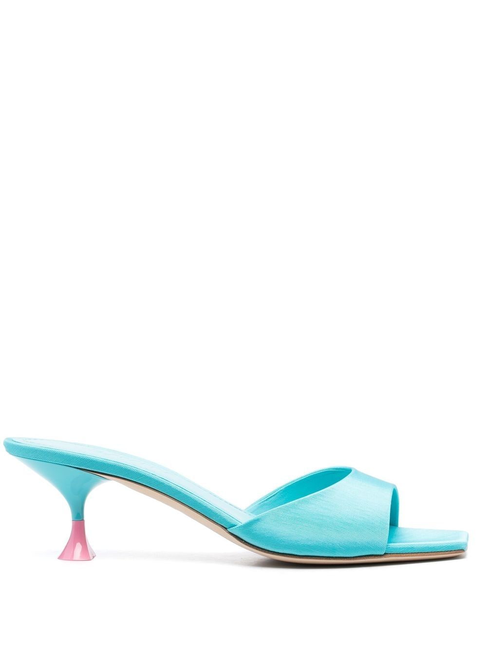 3juin Jo 55mm two-tone mules - Blue von 3juin