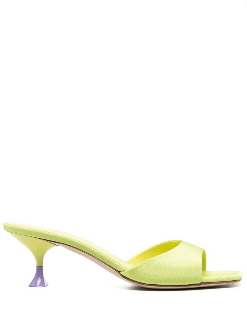 3juin Jo 65mm heel mules - Green von 3juin