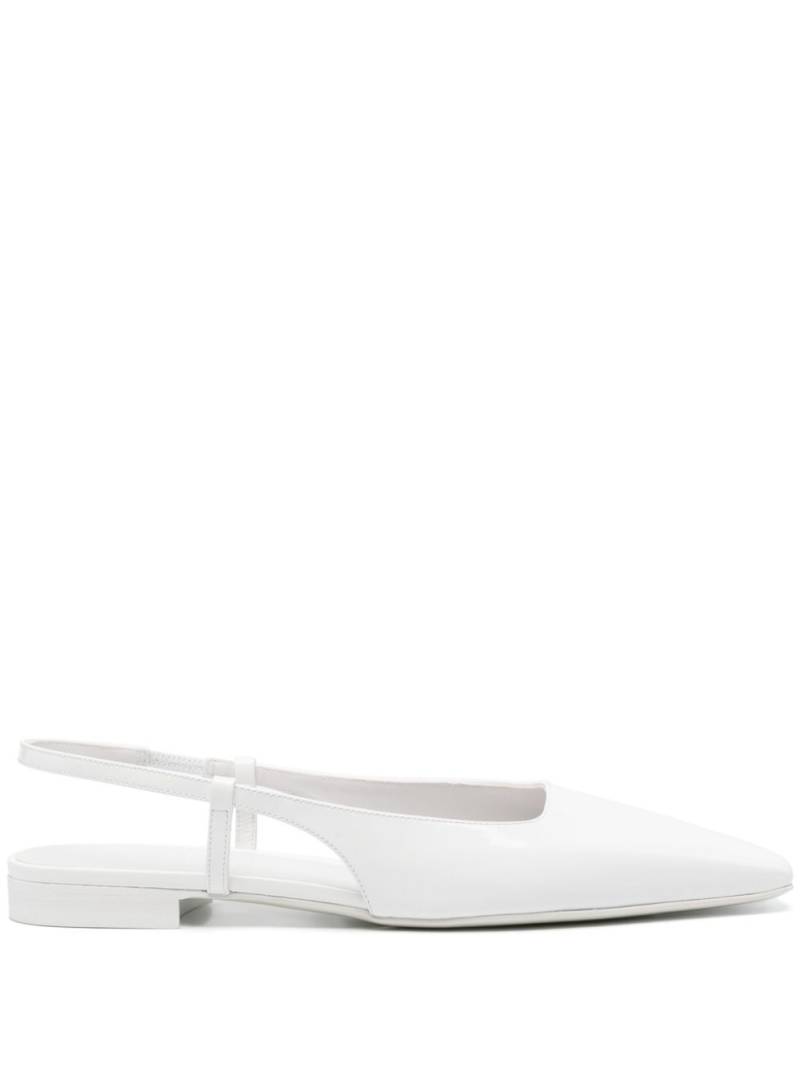 3juin Lian patent-leather ballerina shoes - White von 3juin