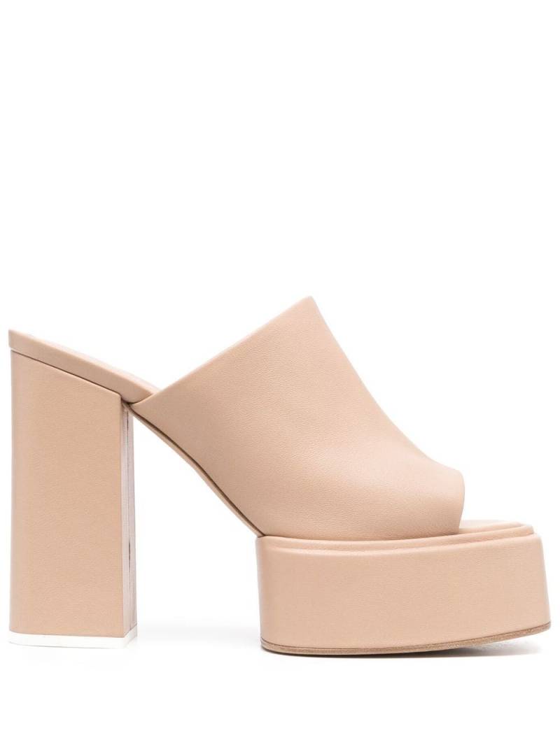 3juin Sue leather mules - Neutrals von 3juin