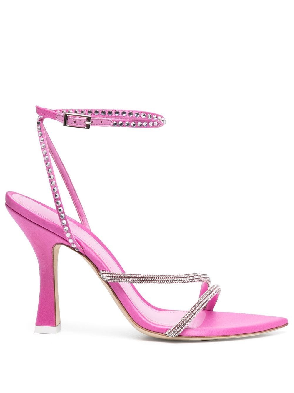 3juin Syria 100mm crystal-embellished sandals - Pink von 3juin