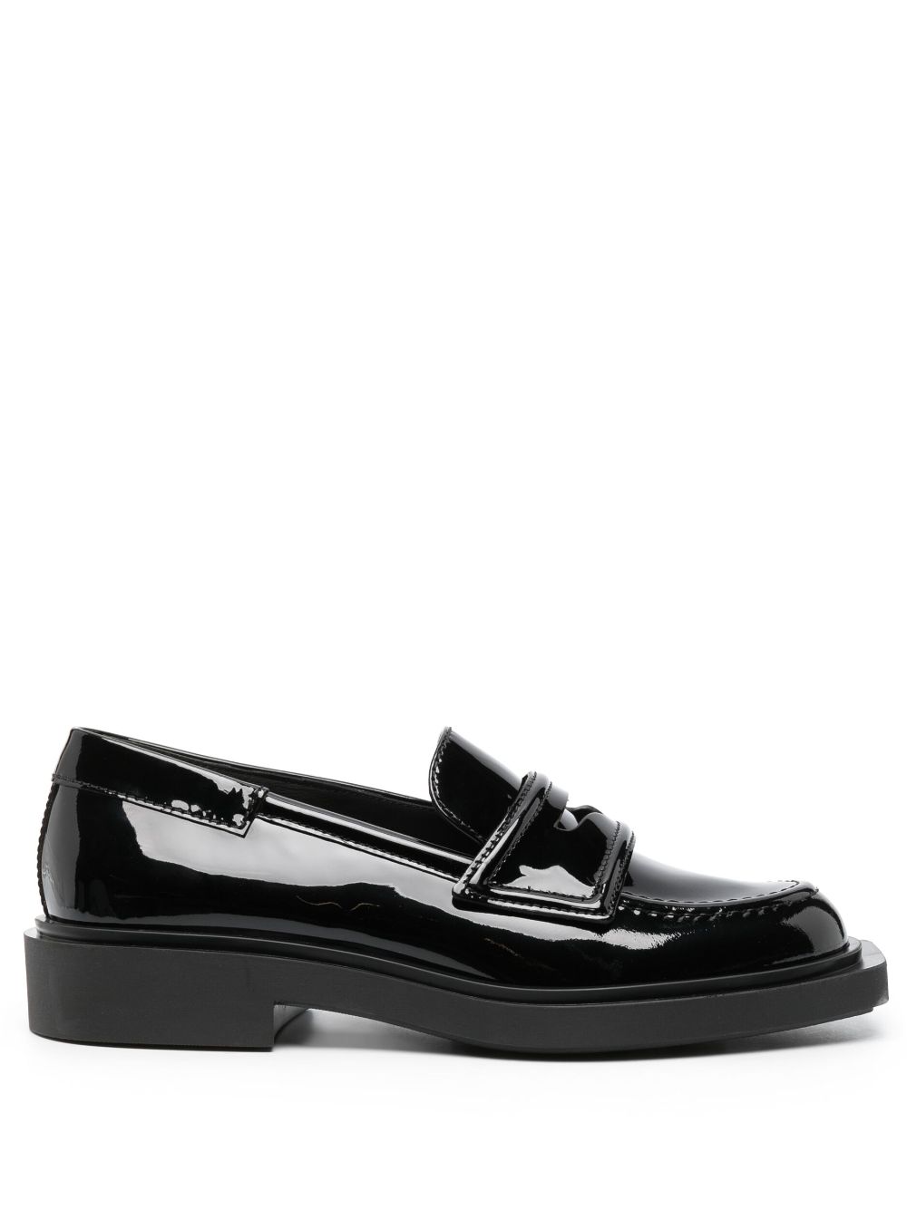 3juin Viola patent leather loafers - Black von 3juin