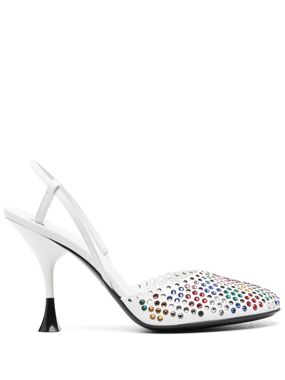 3juin crystal-embellished pumps - White von 3juin