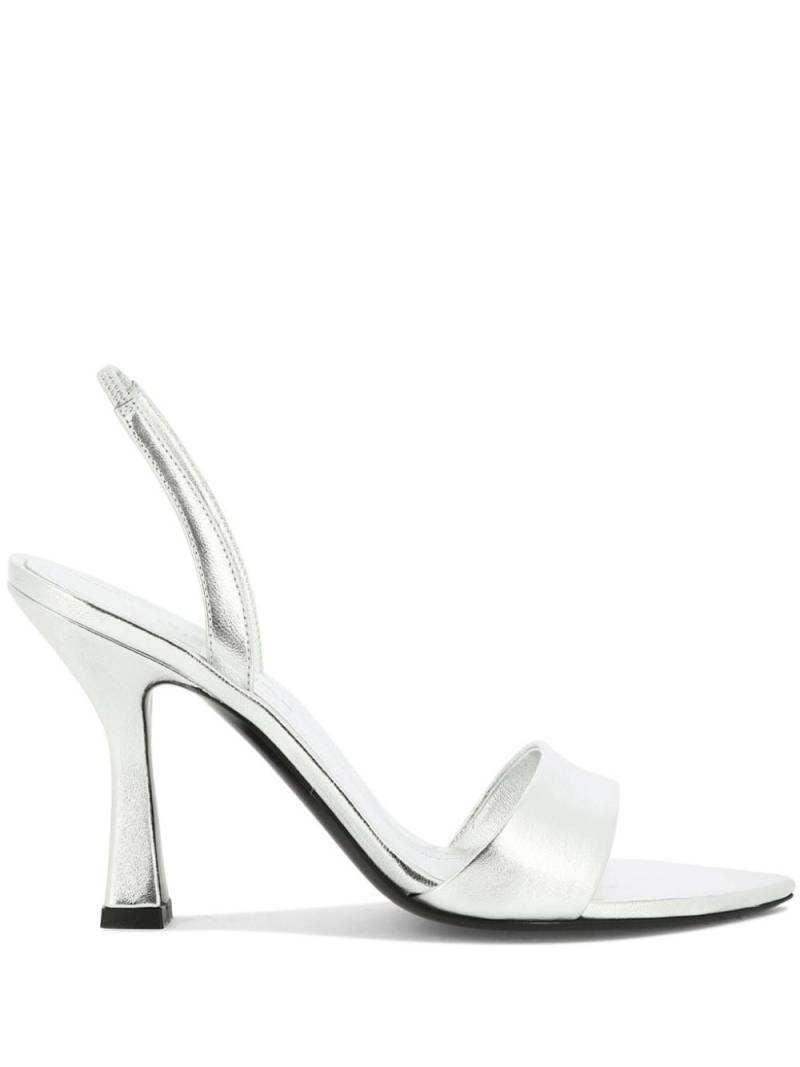 3juin slingback leather sandals - Silver von 3juin