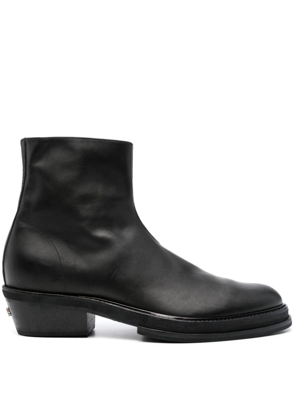 424 Cuban-heel ankle boots - Black von 424