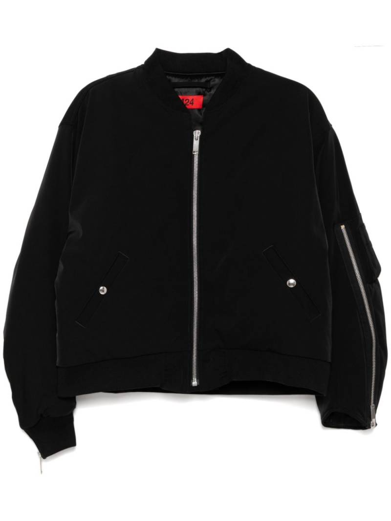 424 baseball-collar jacket - Black von 424