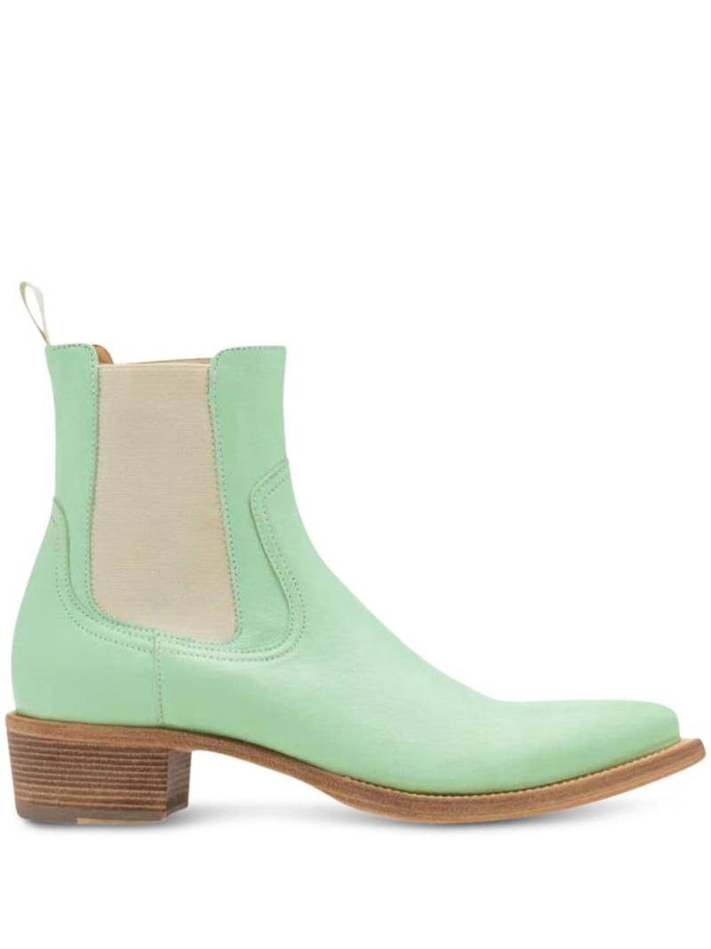 424 cowboy ankle boots - Green von 424