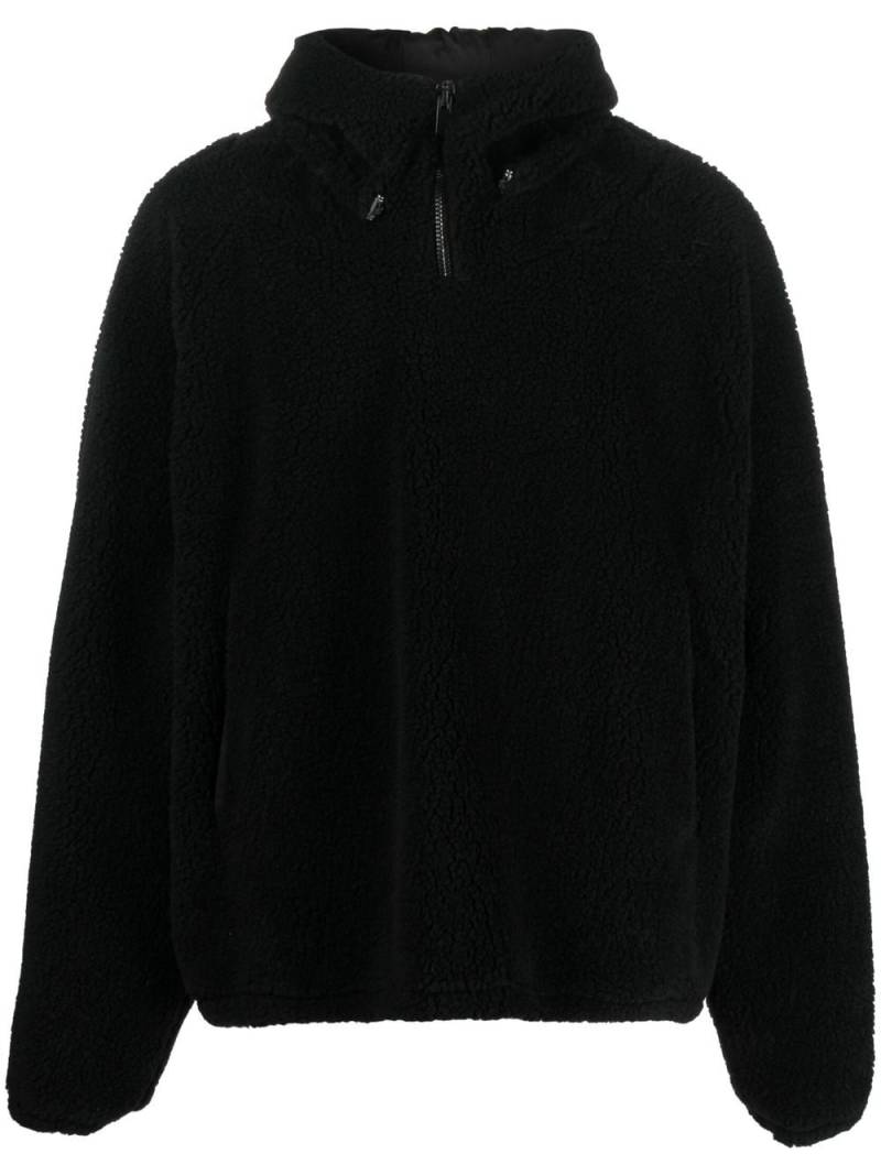 424 logo half-zip jumper - Black von 424