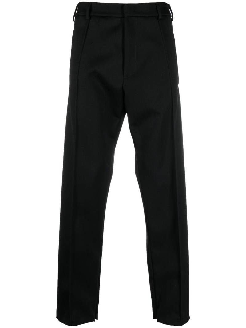 424 tailored straight-leg trousers - Black von 424