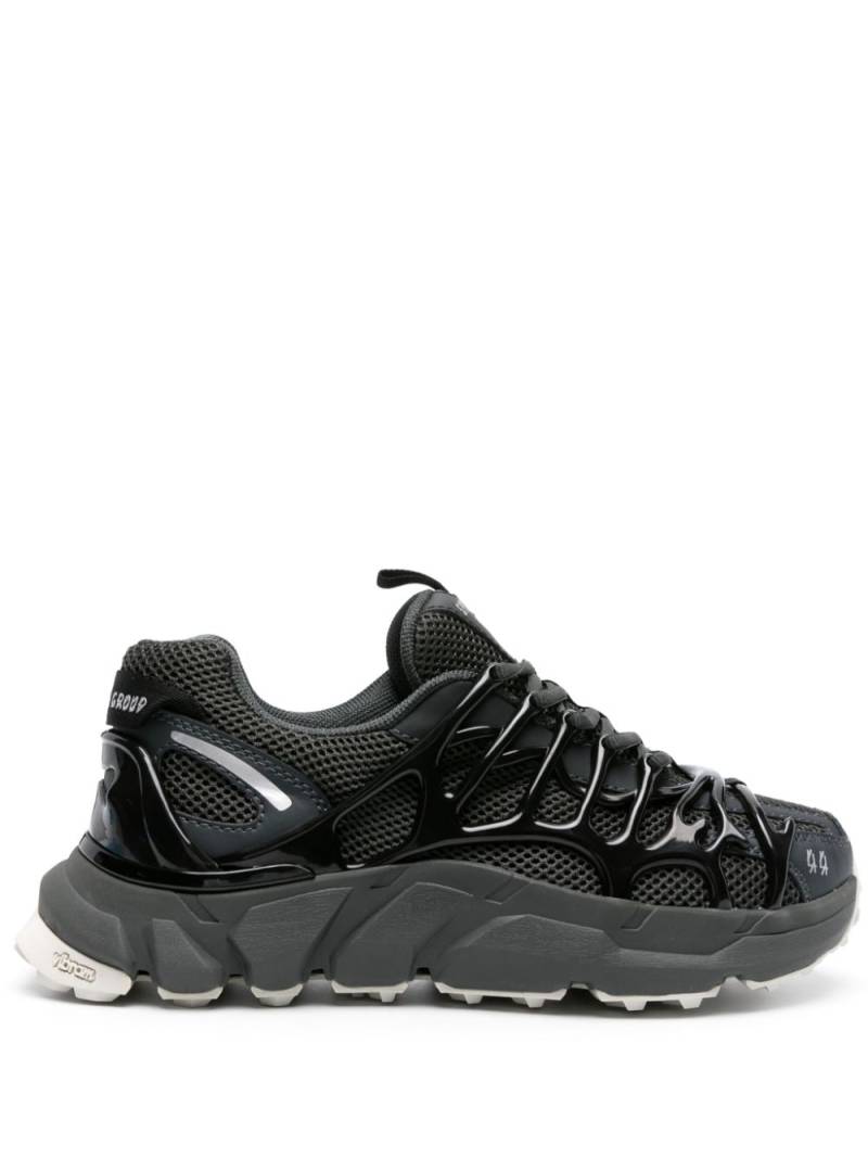 44 LABEL GROUP Symbiont 2 caged chunky sneakers - Black von 44 LABEL GROUP