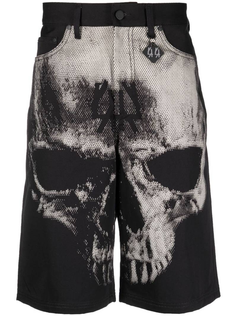 44 LABEL GROUP skull-print bermuda shorts - Black von 44 LABEL GROUP