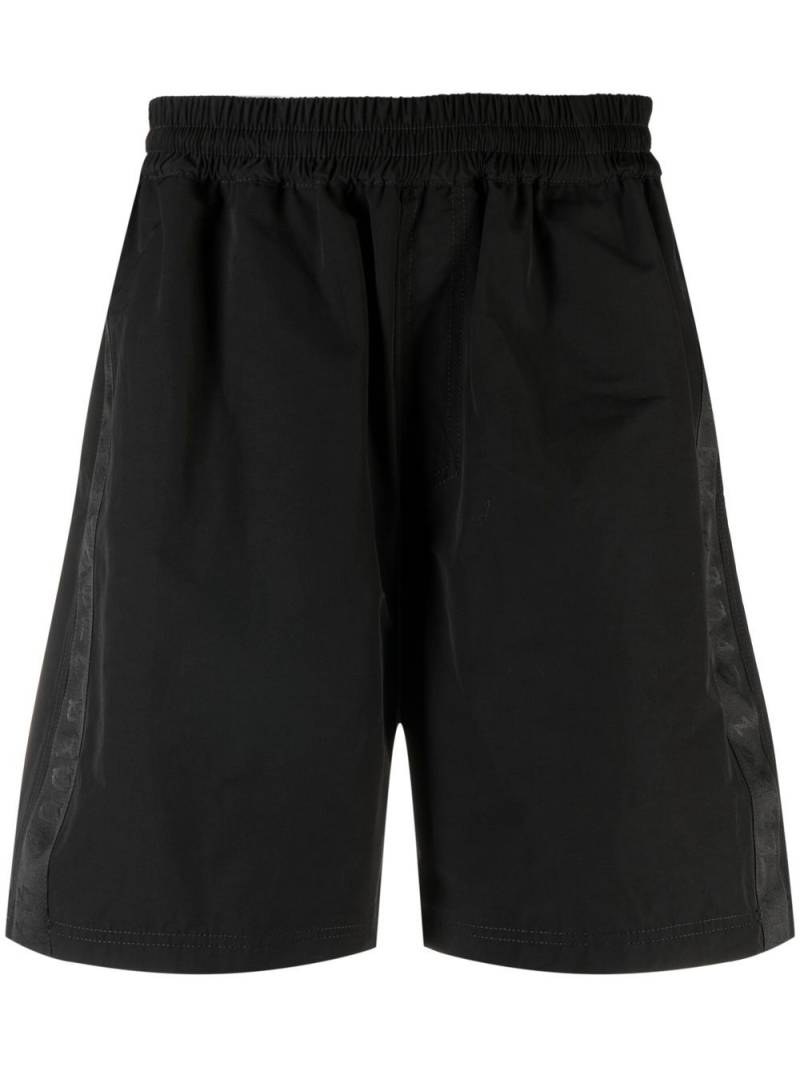 44 LABEL GROUP tonal side-stripe track shorts - Black von 44 LABEL GROUP