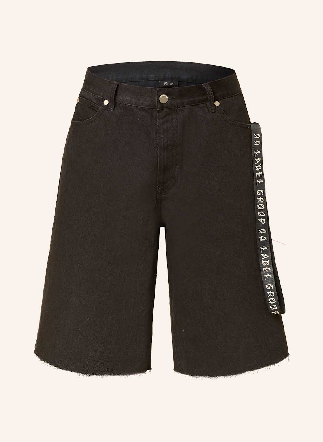 44 Label Group Jeansshorts Regular Fit schwarz von 44 LABEL GROUP
