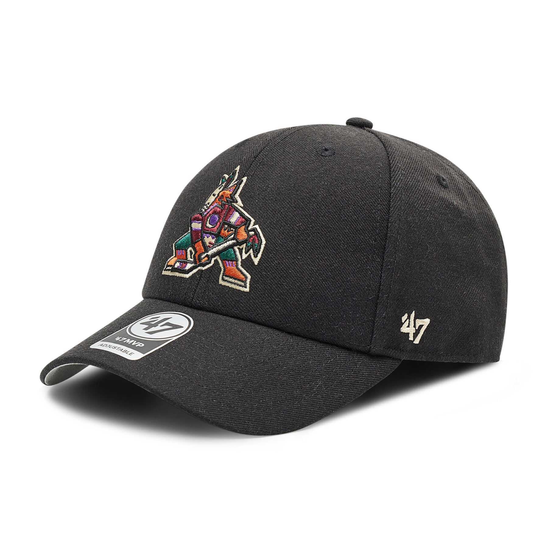 Cap 47 Brand Arizona Coyotes '47 Mvp H-MVP21WBV-BKD Schwarz von 47 Brand