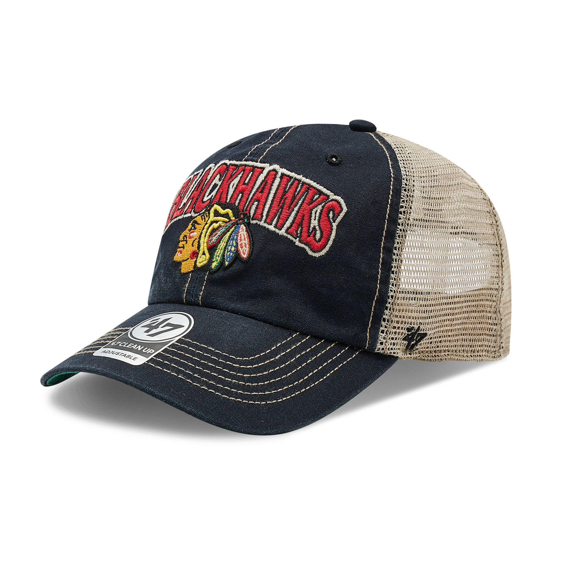 Cap 47 Brand Chicago Blackhawks H-TSCLA04LAP-VB Schwarz von 47 Brand