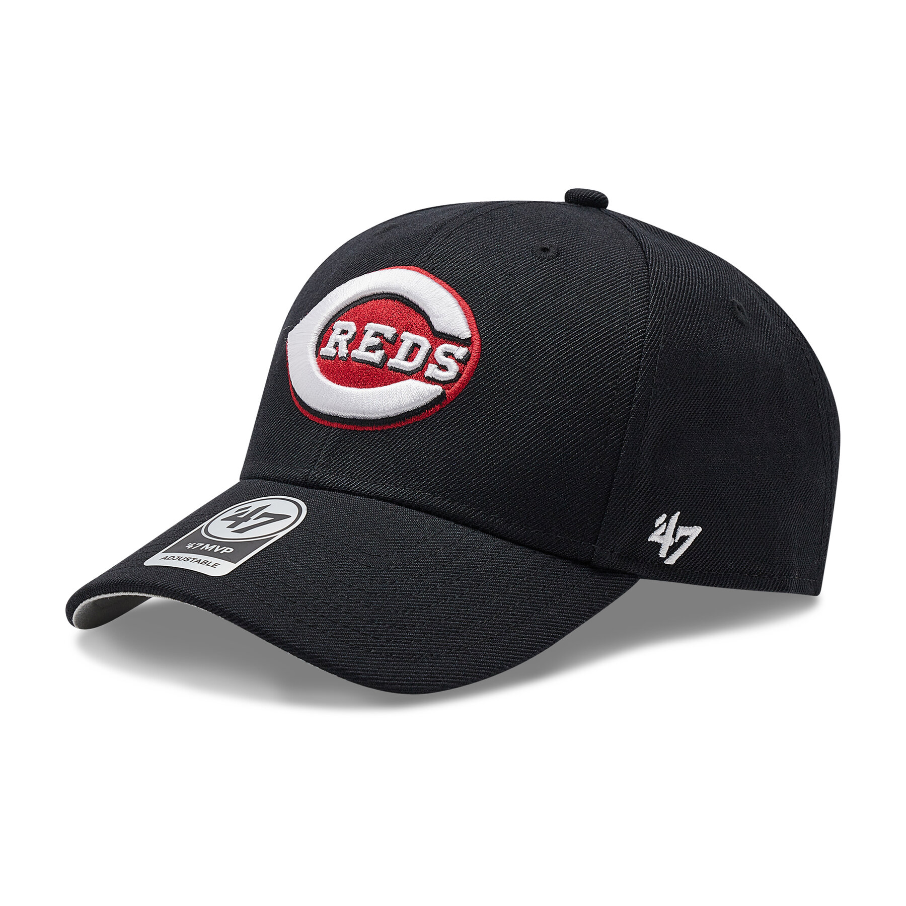 Cap 47 Brand Cincinnati Reds Mlb Mvp B-MVP07WBV-BKJ Schwarz von 47 Brand