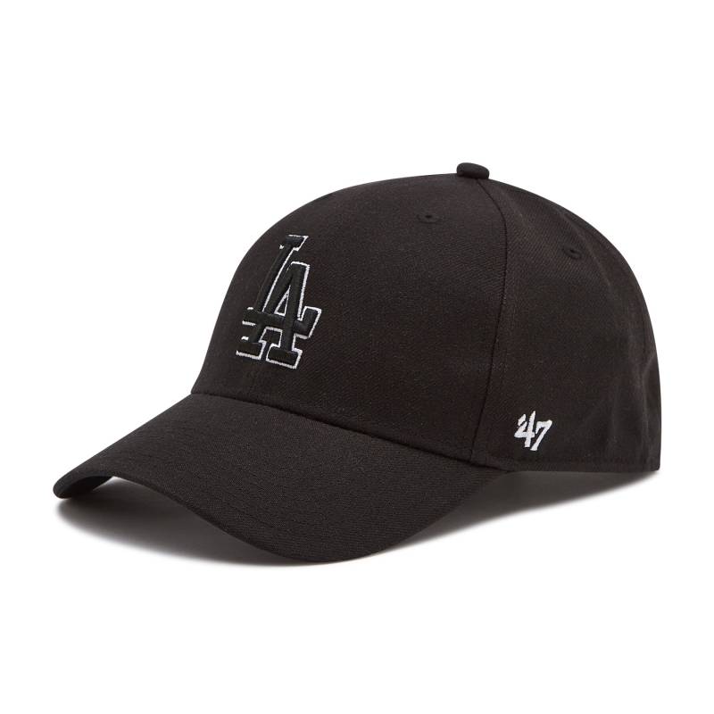 Cap 47 Brand Los Angeles Dodgers B-MVPSP12WBP-BKD Schwarz von 47 Brand