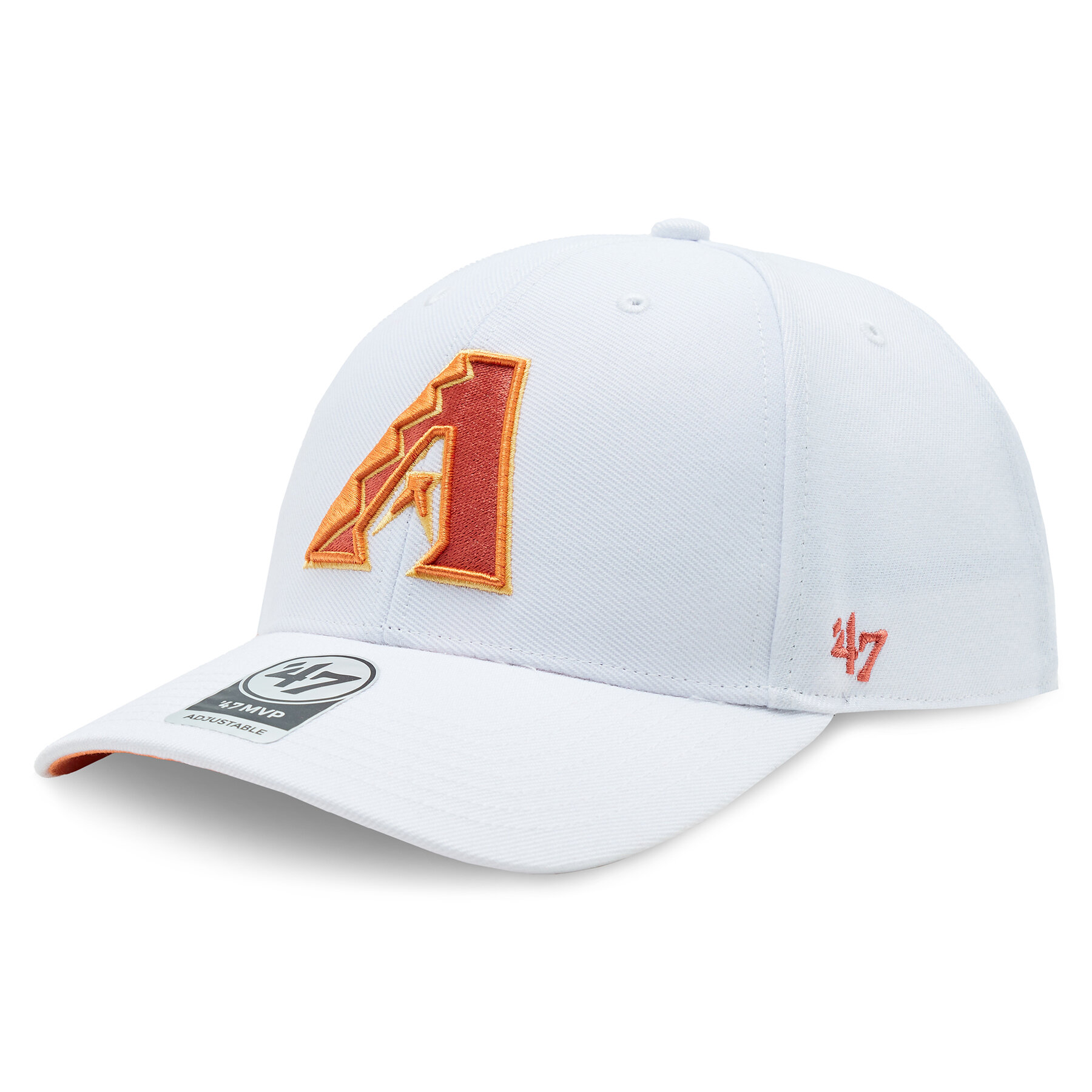 Cap 47 Brand MLB Arizona Diamondbacks World Series Sure Shot Snapback '47 MVP BCWS-SUMVP29WBP-WH01 Weiß von 47 Brand