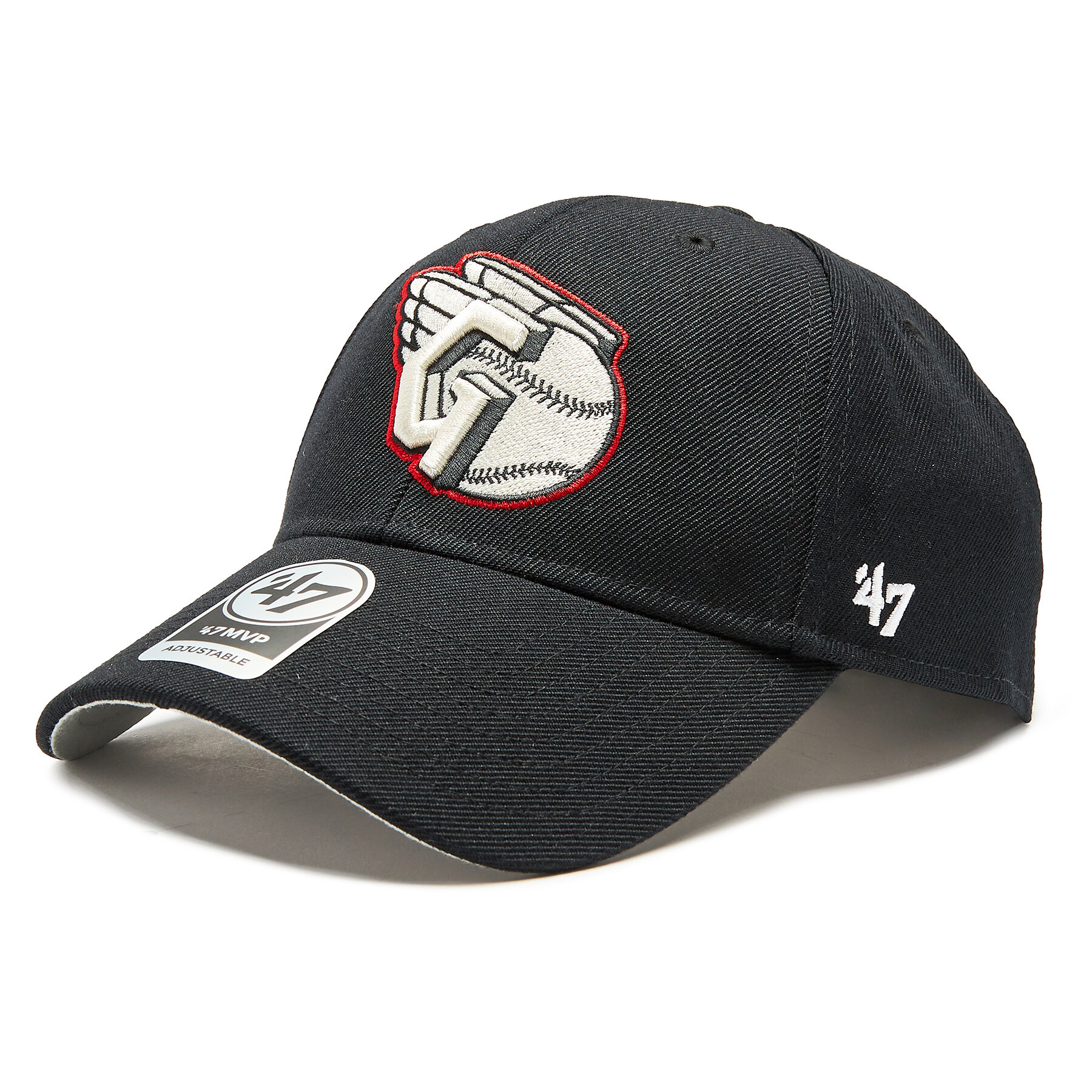 Cap 47 Brand MLB Cleveland Guardians '47 MVP B-MVP08WBV-BKN Schwarz von 47 Brand