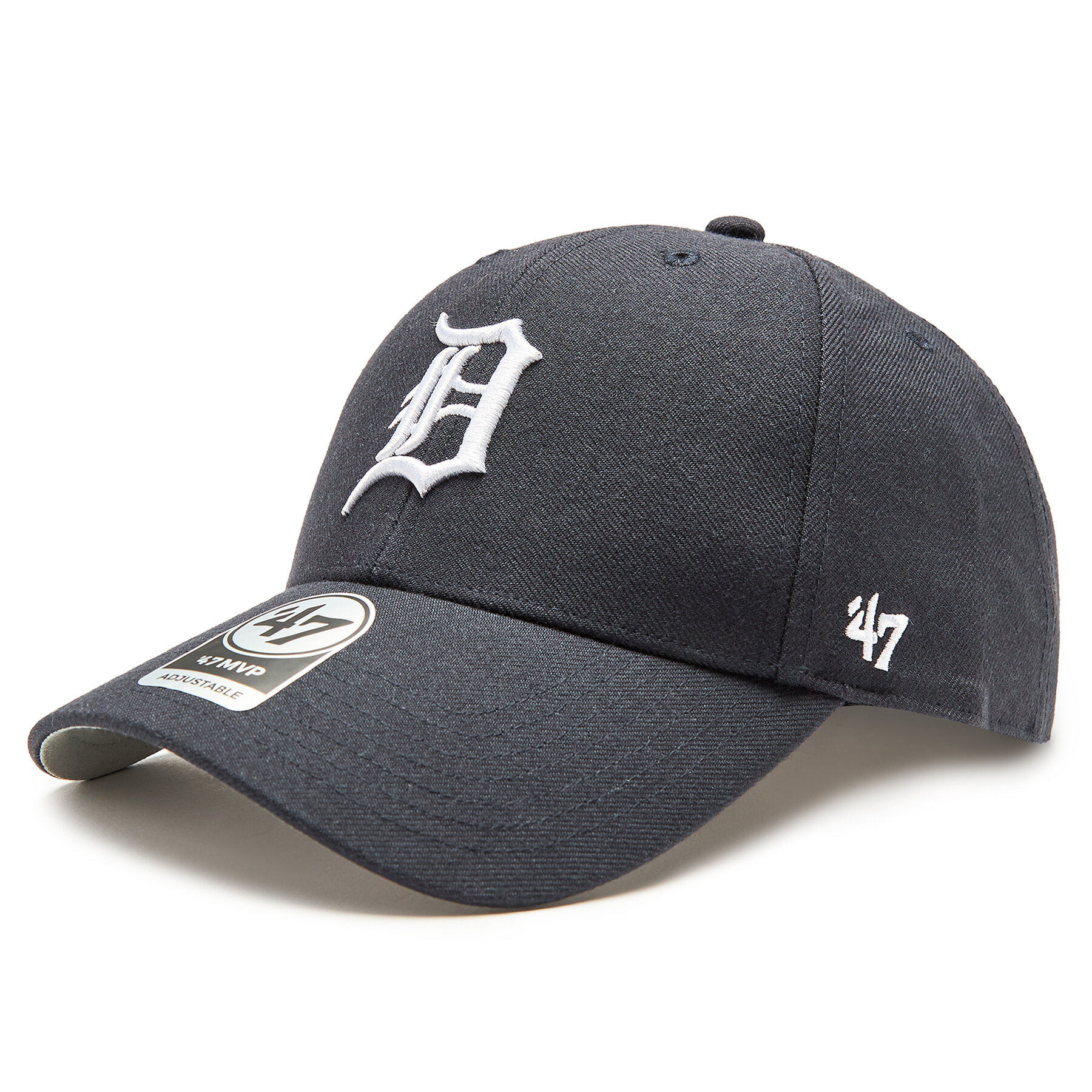 Cap 47 Brand MLB Detroit Tigers Sure Shot Snapback 47 MVP BCWS-SUMVP09WBP-NY80 Dunkelblau von 47 Brand