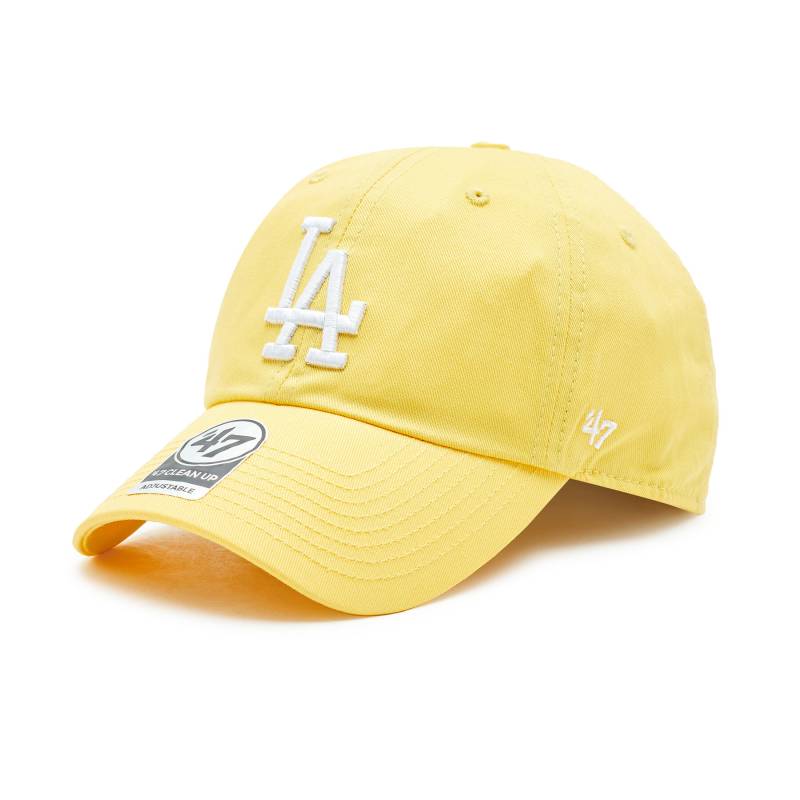 Cap 47 Brand MLB Los Angeles Dodgers '47 CLEAN UP B-RGW12GWSNL-MZB Gelb von 47 Brand