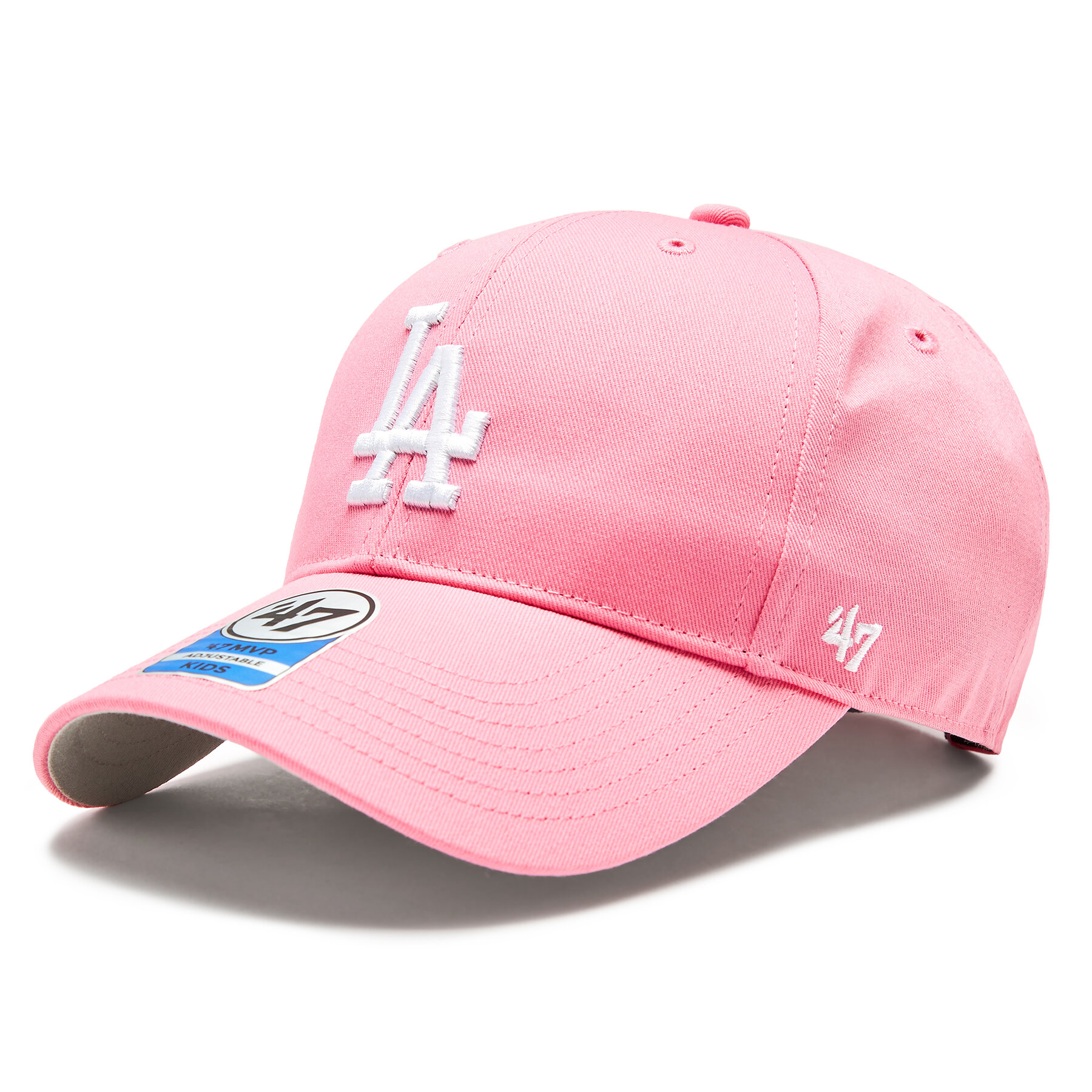 Cap 47 Brand MLB Los Angeles Dodgers Raised Basic '47 MVP B-RAC12CTP-RSA Rosa von 47 Brand