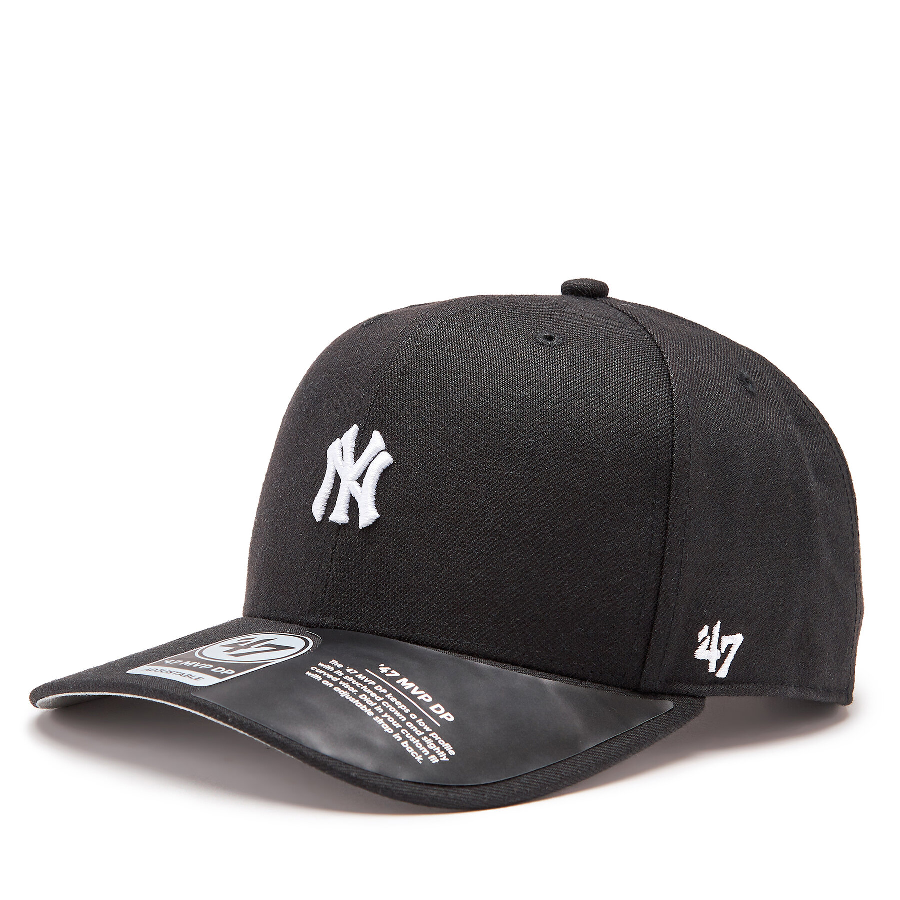 Cap 47 Brand MLB New York Yankees Base Runner 47 MVP DP B-BRMDP17WBP-BK Schwarz von 47 Brand