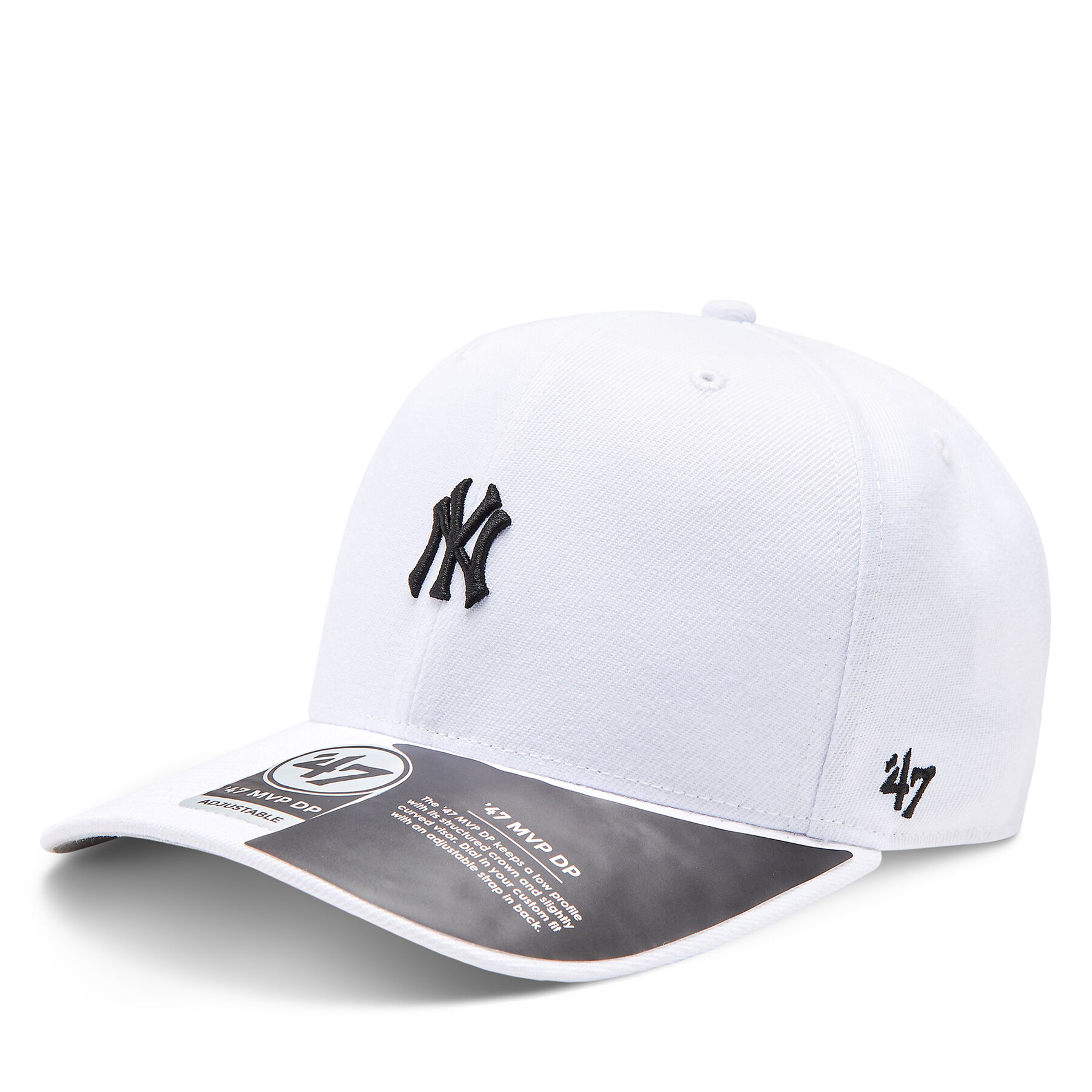 Cap 47 Brand MLB New York Yankees Base Runner '47 MVP DP B-BRMDP17WBP-WHA Weiß von 47 Brand