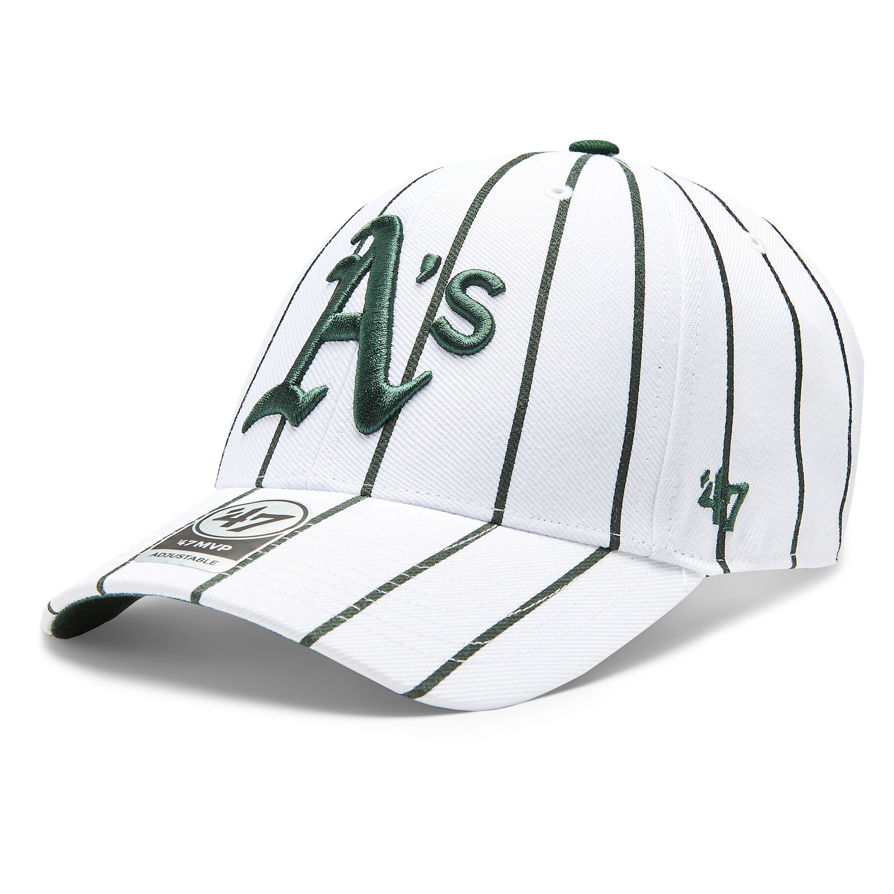 Cap 47 Brand MLB Oakland Athletics Bird Cage 47 MVP B-BDCG18WBV-WH Weiß von 47 Brand