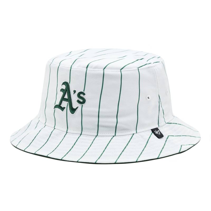 Cap 47 Brand MLB Oakland Athletics Pinstriped '47 BUCKET B-PINSD18PTF-DG Grün von 47 Brand