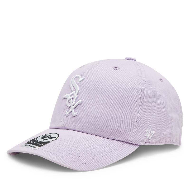 Cap 47 Brand Mlb Chicago White Sox ’47 Clean Up W/No Loop Label B-NLRGW06GWS-YX Violett von 47 Brand