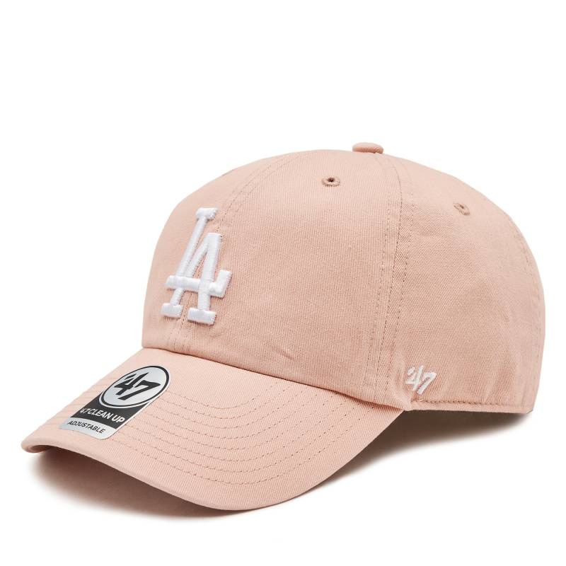 Cap 47 Brand Mlb Los Angeles Dodgers ’47 Clean Up W/No Loop Label B-NLRGW12GWS-DV Orange von 47 Brand