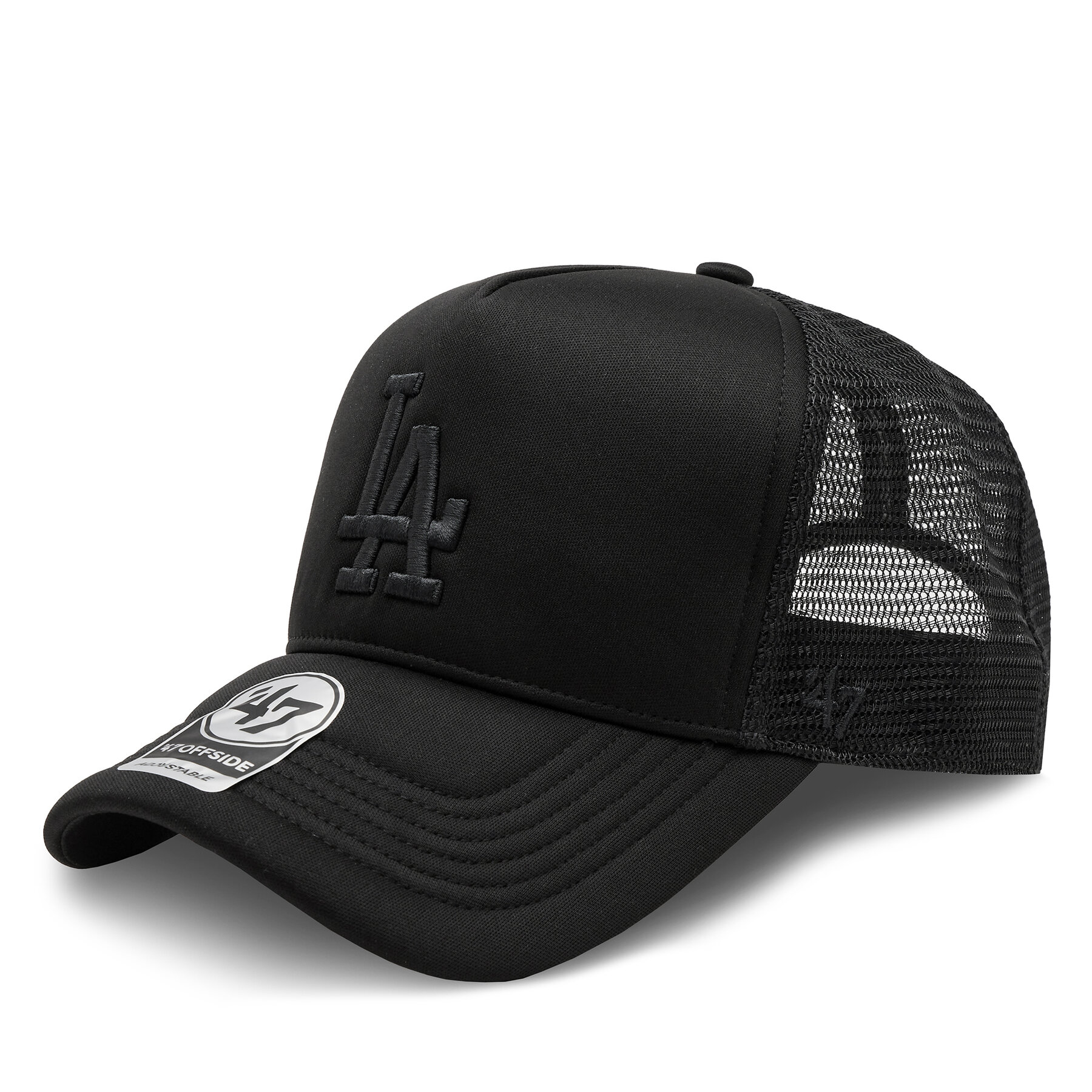 Cap 47 Brand Mlb Los Angeles Dodgers Tri Tone Foam ’47 Offside Dt B-TRTFM12KPP-BK Schwarz von 47 Brand