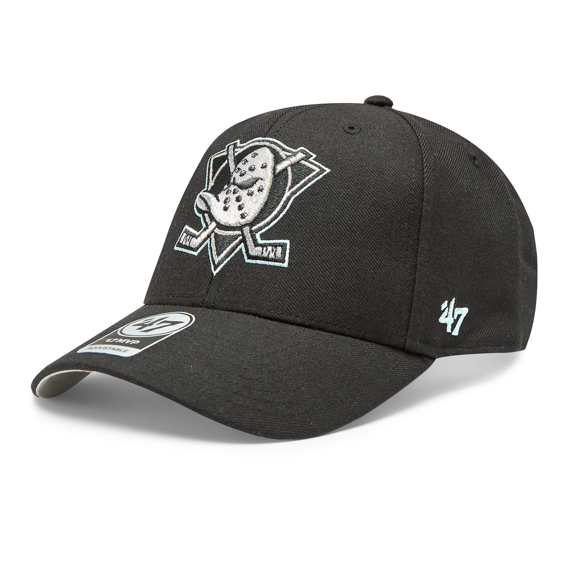 Cap 47 Brand NHL Anaheim Ducks Metallic Snap '47 MVP H-MTLCS25WBP-BKA Schwarz von 47 Brand