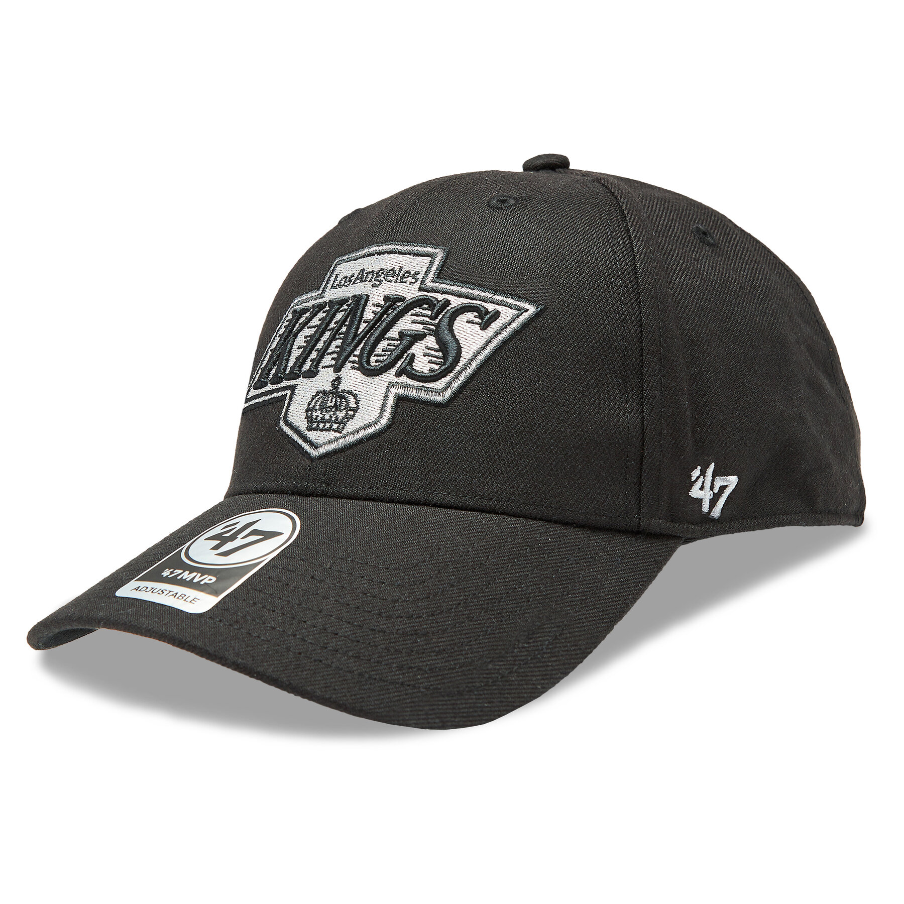 Cap 47 Brand NHL LA Kings Vintage Ballpark Snap '47 MVP HVIN-BLPMS08WBP-BK88 Schwarz von 47 Brand